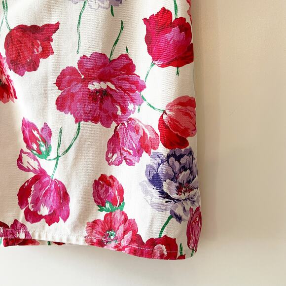 Vintage 90s Willowbend Floral Cottagecore Wrap SkirtSize 12 - Picture 3 of 5